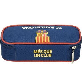 FC Barcelona Large Pencil Case with 1 Zipper – Blue