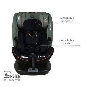 Bebe Stars i-Revo i-Size 360° Rotating ISOFIX Car Seat (40–150cm)