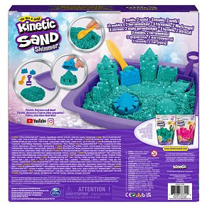 Spin Master Kinetic Sand Shimmer - Sparkle Sandcastle Πράσινο