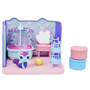 Spin Master Gabby's Dollhouse: 'MerCat' Primp & Pamper Bathroom Deluxe (6062036)