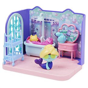 Spin Master Gabby's Dollhouse: 'MerCat' Primp & Pamper Bathroom Deluxe (6062036)