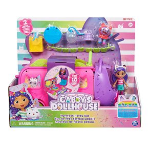 Spin Master Gabby's Dollhouse - 'Purrfect Party Bus Playset