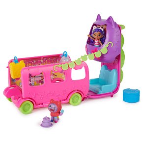 Spin Master Gabby's Dollhouse - 'Purrfect Party Bus Playset