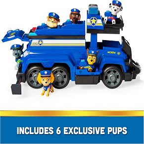 PAW Patrol – Όχημα Ομάδας Chase με 6 Φιγούρες