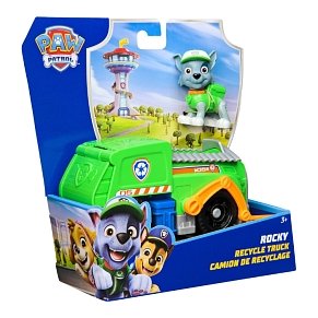 PAW Patrol Rocky Recycle Truck Vehicle with Figure