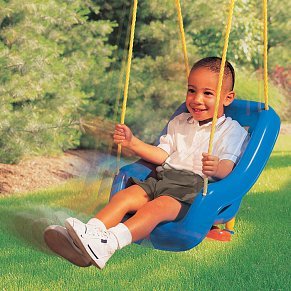 Little Tikes 2-in-1 Snug and Secure Swing (Blue)