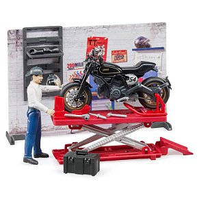 BRUDER Motorcycle Workshop