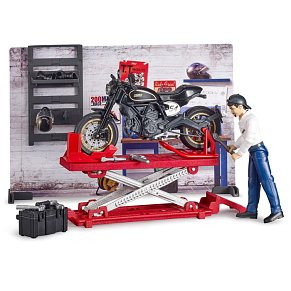 BRUDER Motorcycle Workshop