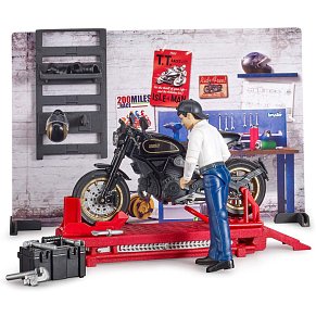 BRUDER Motorcycle Workshop