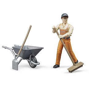 BRUDER Figure municipal worker figure set