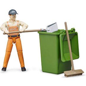 BRUDER Figure Set Waste Disposal