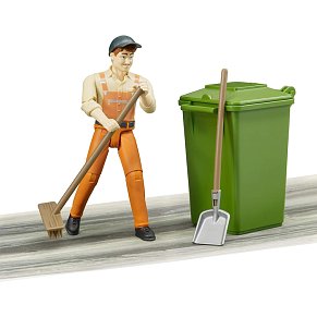 BRUDER Figure Set Waste Disposal