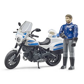 Bruder Scrambler Ducati Αστυνομική Μοτοσικλέτα με Αστυνομικό