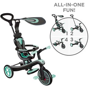 Globber Explorer Trike 4 in 1 Mint