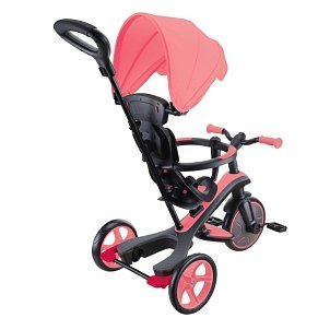 Globber Trike Explorer 4-in-1 Coral Pink