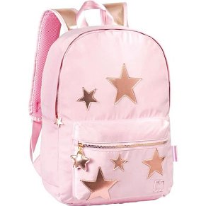 Primary School - High School Bag Backpack Marshmallow Stars Pink