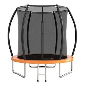 Bebe Stars Outdoor Trampoline 185cm with Safety Net & Ladder