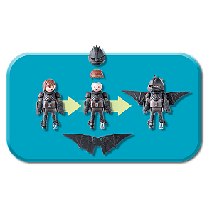 Playmobil Hiccup and Toothless Playset