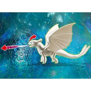 Playmobil Light Fury and Baby Dragon with Kids