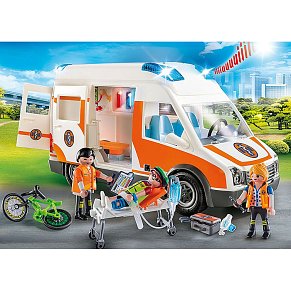 Playmobil Ambulance with Flashing Lights