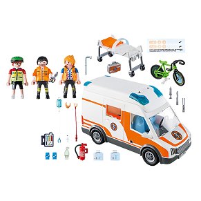 Playmobil Ambulance with Flashing Lights