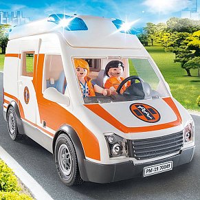 Playmobil Ambulance with Flashing Lights