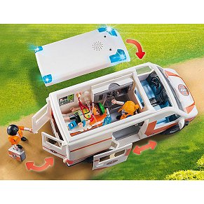 Playmobil Ambulance with Flashing Lights