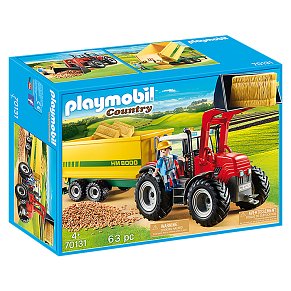 Playmobil Μεγάλο Τρακτέρ με Ρυμούλκα Τροφοδοσίας