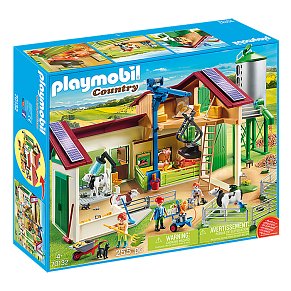 Playmobil Μεγάλη Φάρμα με ζώα και σιλό