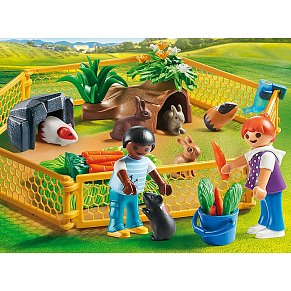Playmobil Περιφραγμένος χώρος με μικρά ζωάκια