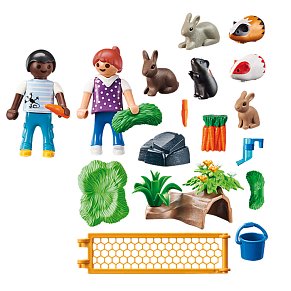 Playmobil Περιφραγμένος χώρος με μικρά ζωάκια