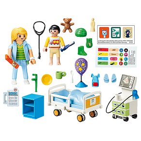 Playmobil Παιδικό Δωμάτιο Νοσηλείας