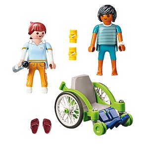 Playmobil Patient in Wheelchair