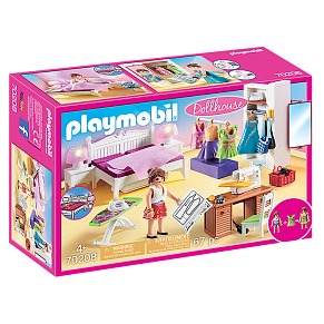 Playmobil Υπνοδωμάτιο με Ατελιέ ραπτικής