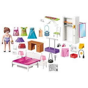 Playmobil Υπνοδωμάτιο με Ατελιέ ραπτικής