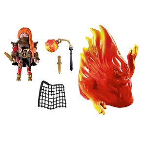 Playmobil Φύλακας του Μπέρναμ με Πύρινο Στοιχειό