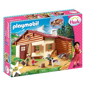 Playmobil Η Χάιντι με τον παππού της στην καλύβα τους