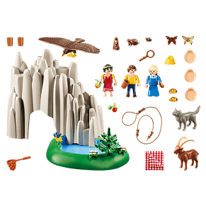 Playmobil Η Χάιντι, ο Πέτερ και η Κλάρα στην Κρυστάλλινη Λίμνη