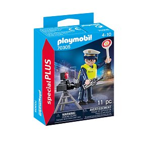 Playmobil Τροχονόμος με ραντάρ ελέγχου ταχύτητας