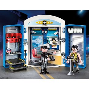 Playmobil Play Box "Αστυνομικό Τμήμα"
