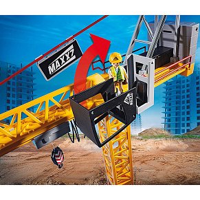 Playmobil RC Crane with Building Section
