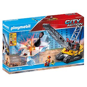 Playmobil Cable Excavator with Building Section