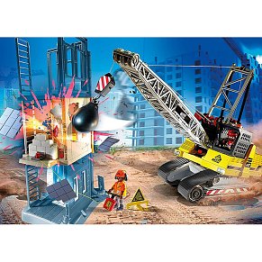 Playmobil Cable Excavator with Building Section