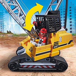 Playmobil Cable Excavator with Building Section