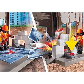 Playmobil Cable Excavator with Building Section