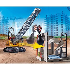 Playmobil Cable Excavator with Building Section