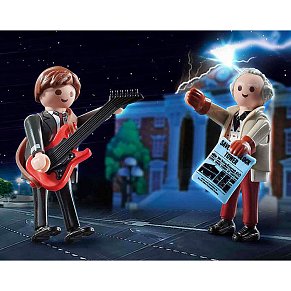 Playmobil Back to the Future Marty Mcfly and Dr. Emmett Brown