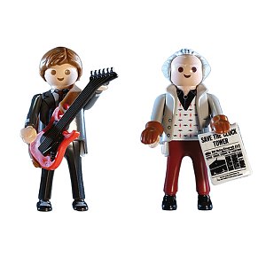 Playmobil Back to the Future Marty Mcfly and Dr. Emmett Brown