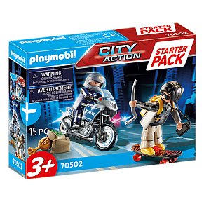 Playmobil Starter Pack Αστυνομική καταδίωξη