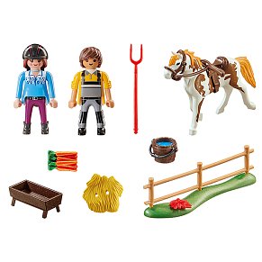 Playmobil Starter Pack Φροντίζοντας το άλογο